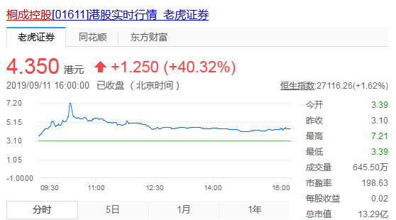 桐成控股