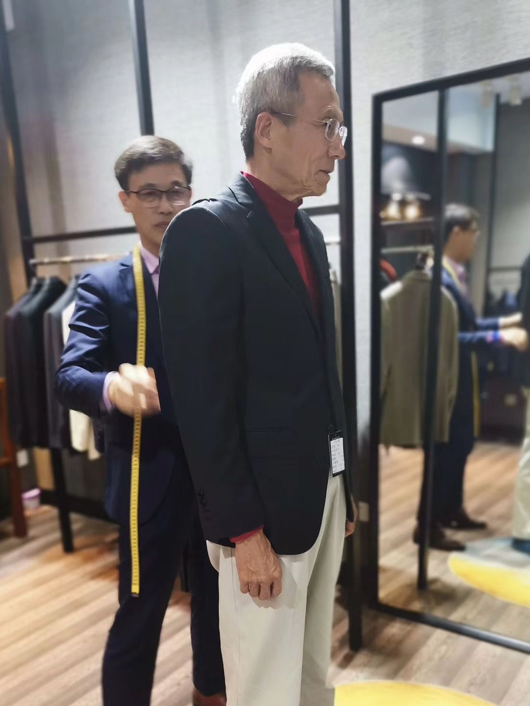 尚理德为著名经济学家许小年教授定制西装