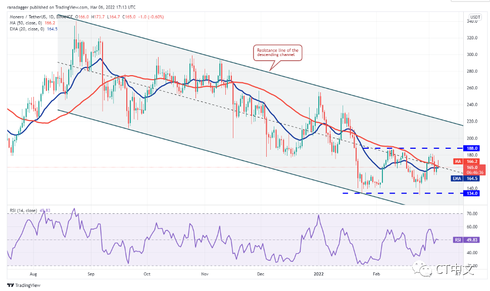本周值得关注的 5 大加密货币：BTC、XRP、NEAR、XMR、WAVES