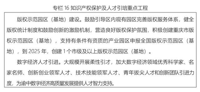 BSN赋能《重庆市渝中区数字经济“十四五”发展规划》