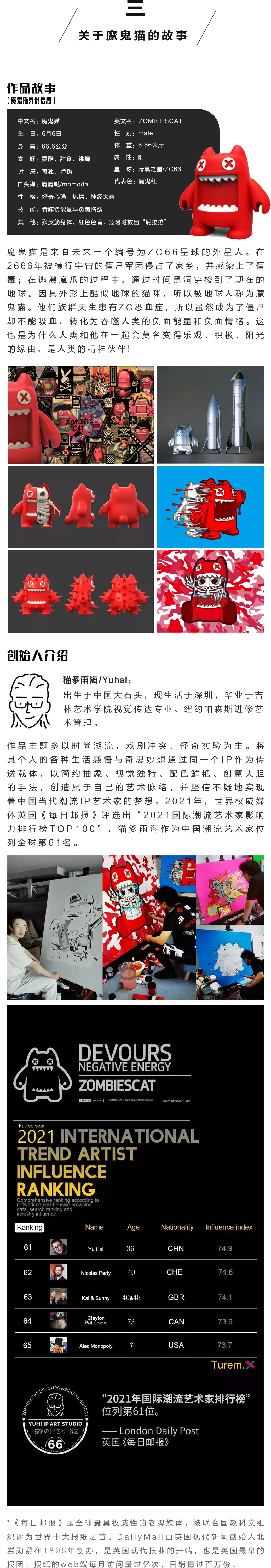 中国原创潮流IP“魔鬼猫”入驻可创平台