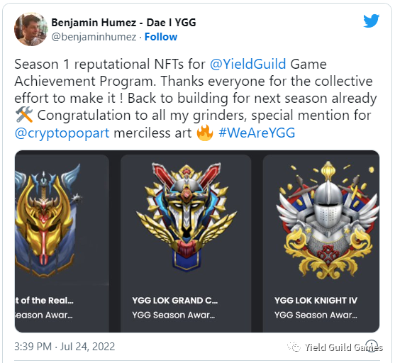 Yield Guild Games:这一年的总结与未来展望