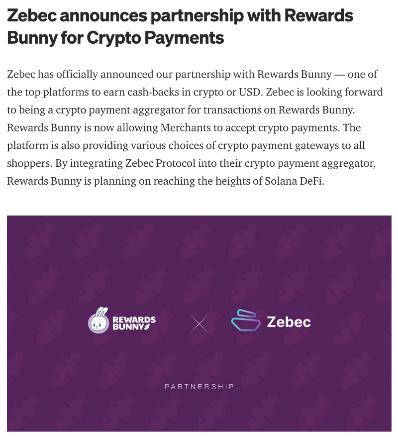 聚焦流支付的 Zebec,支付新场景的探路者