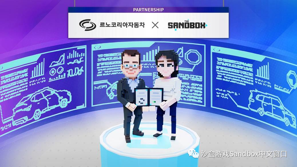 The Sandbox 与韩国 Renault 公司合作