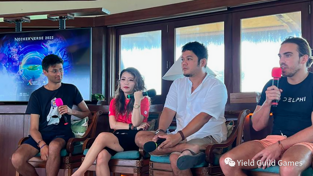 Gabby Dizon 在 Neckerverse 峰会上分享边玩边赚的故事