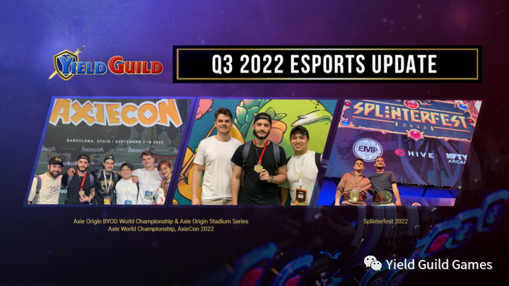 Yield Guild Games：社区更新——2022 年第 3 季度
