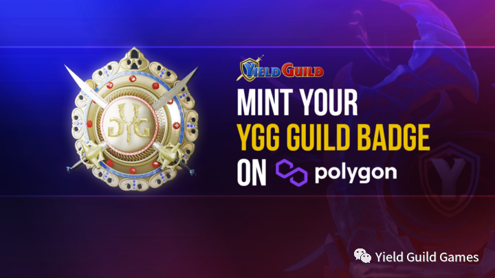 YGG Polygon 公会徽章来啦,快来 Mint 吧!