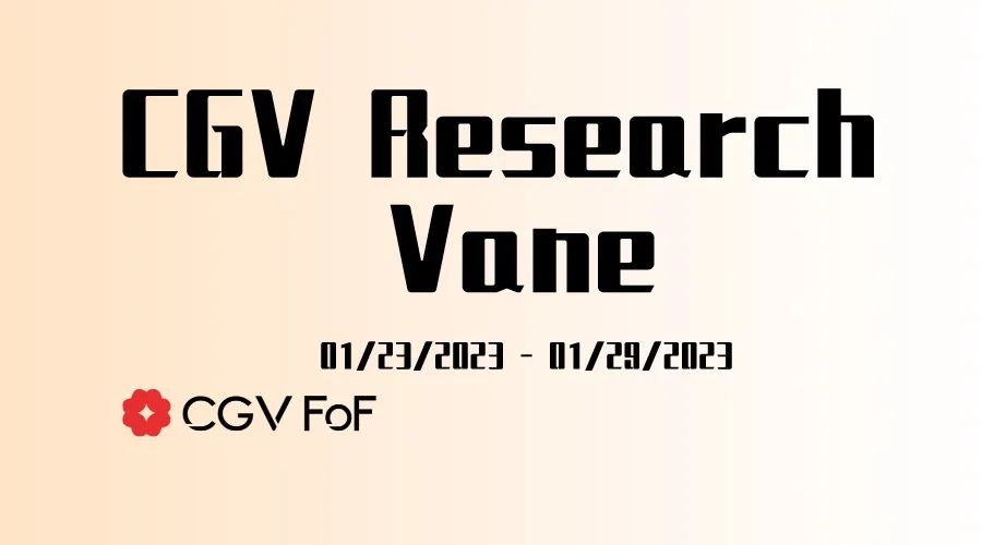 CGV Research Vane 全球加密市场投融资动态周报1.23-1.29
