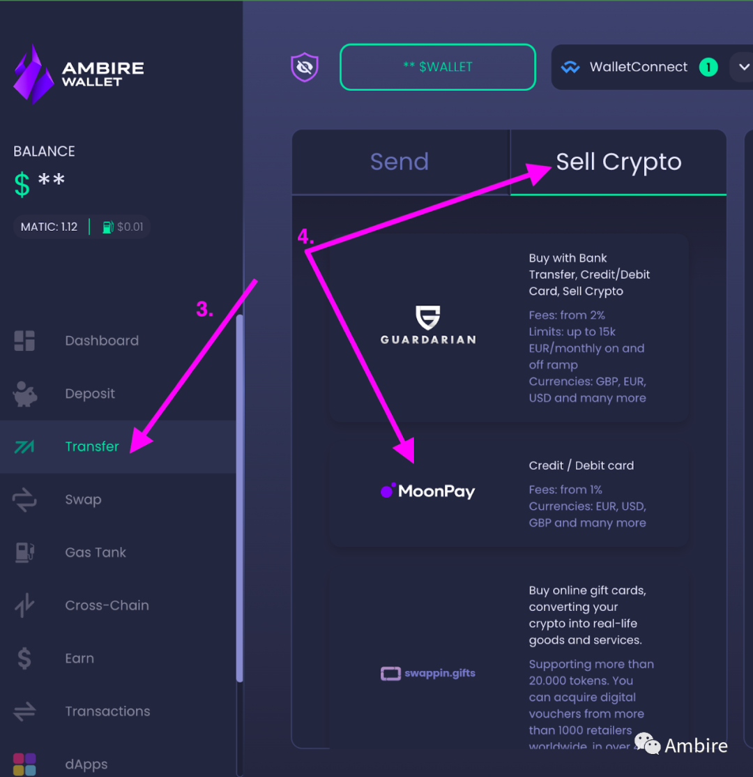 Ambire 集成MoonPay，轻松实现加密货币交易_MarsBit