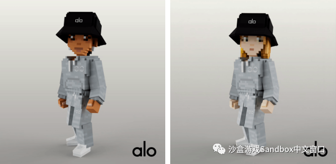 Alo Yoga 在 The Sandbox 独家推出中性可穿戴设备数字系列