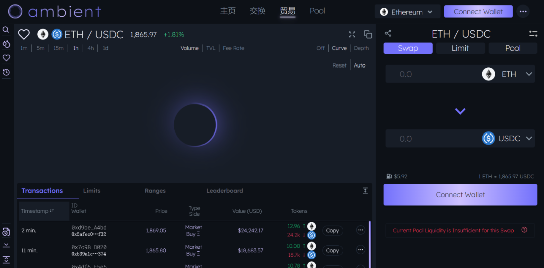 ambient_finance——去中心化和中心化交易的有效结合