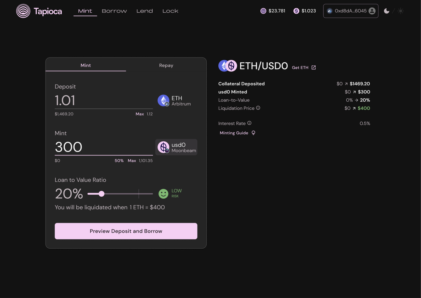 TapiocaDAO Beta测试网手把手教程