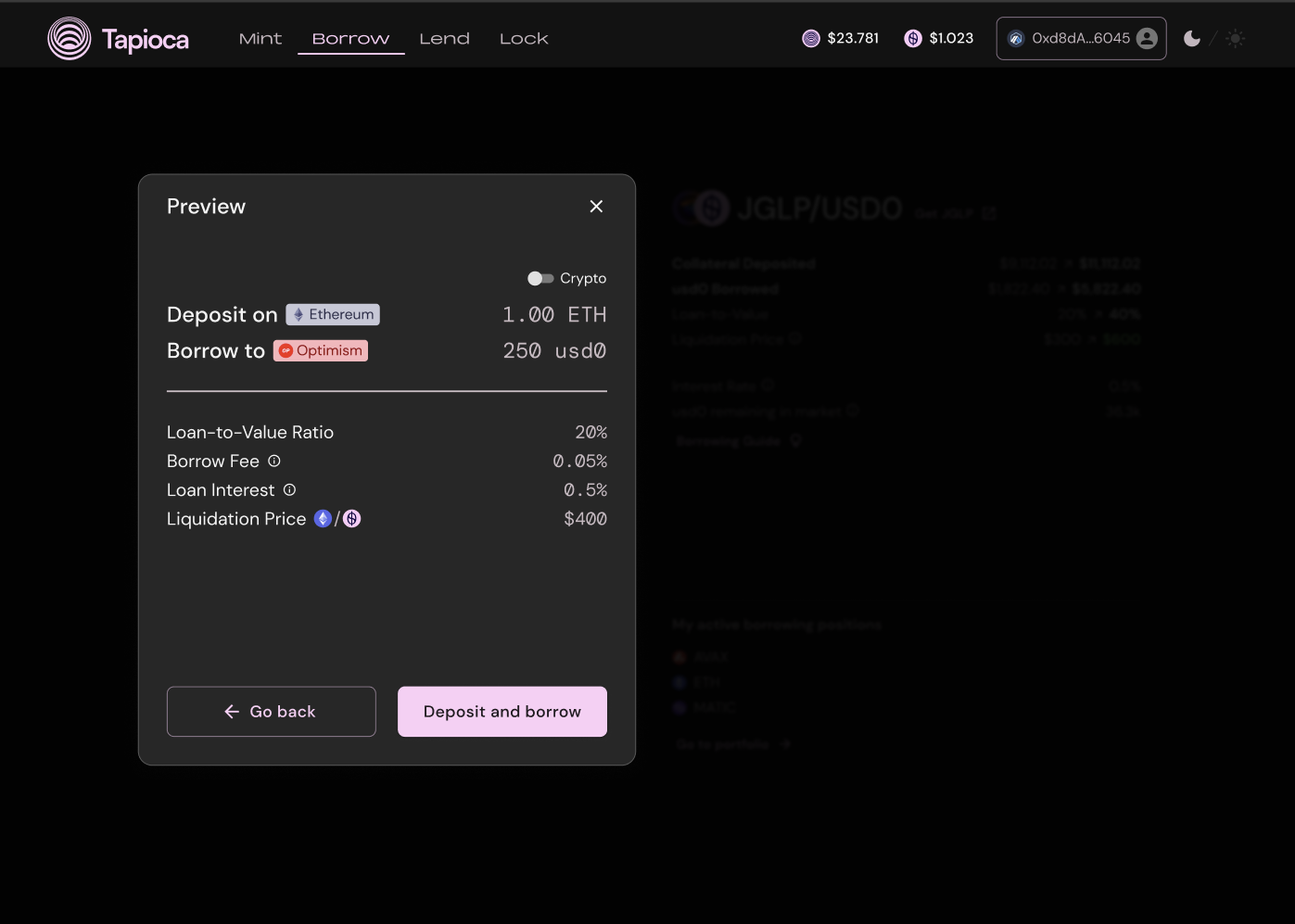 TapiocaDAO Beta测试网手把手教程