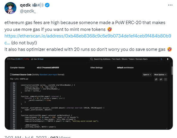 VMPX引发Gas War、XEN代币跌跌不休,谁在为Jack Levin买单?