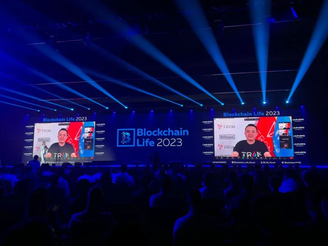 孙宇晨出席Blockchain Life 2023:RWA有望重塑全球金融格局