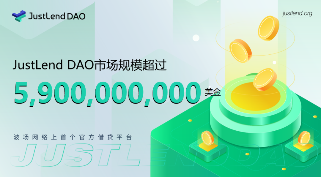 JustLend DAO市场规模突破59亿美元