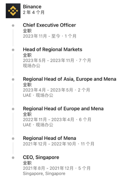 “绯闻接班人”走马上任,币安新CEO何许人也?