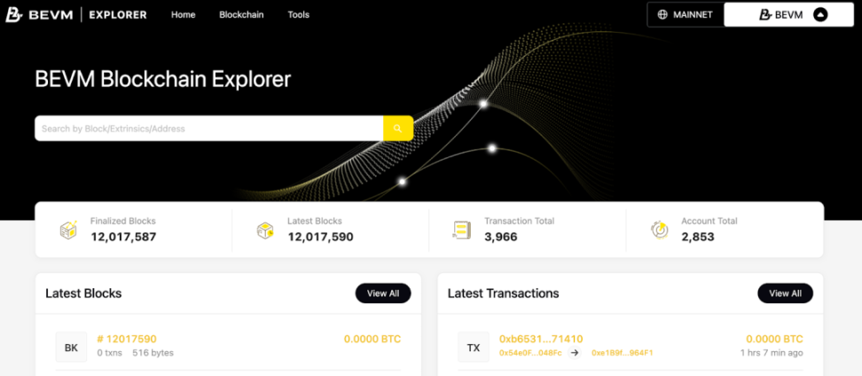 一文盘点 BTC Layer2 龙头项目 BEVM 生态现状