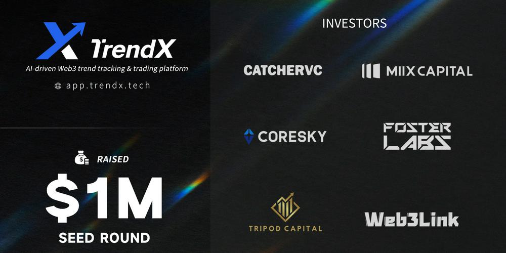 TrendX成功融资百万美元,加速Web3智能交易领域创新