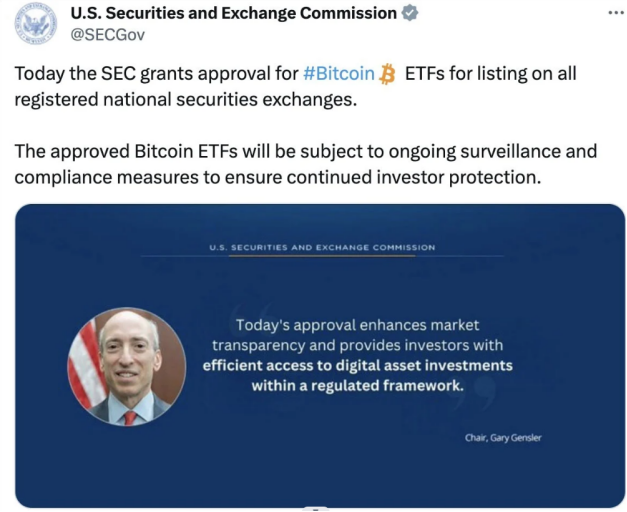 SEC 主席澄清前就已暴跌，比特币现货 ETF 已经 price in？