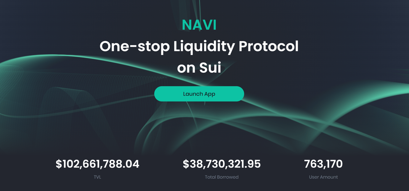 NAVI Protocol：代币上线在即，Sui生态TVL第一的龙头DeFi协议