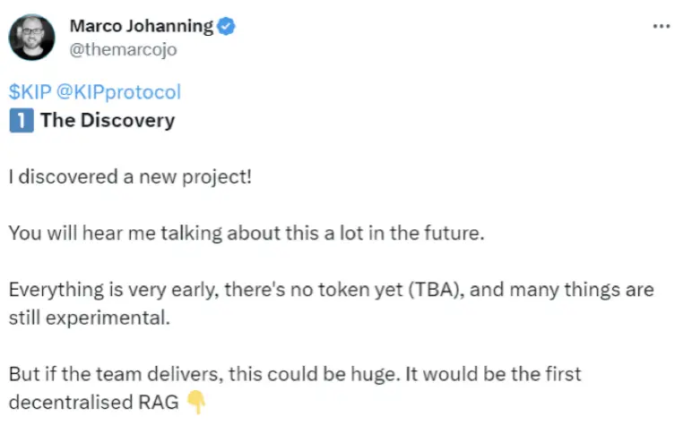 AI 新黑马，KIP Protocol 是下一个早期“Bittensor”？