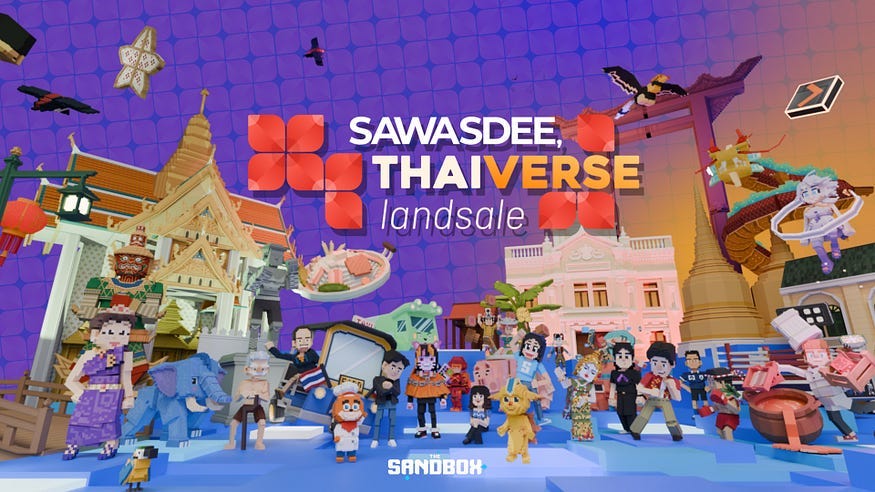 The Sandbox 宣布启动泰国主题社区土地销售活动