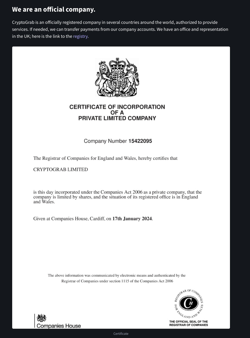 已举报：诈骗组织CryptoGrab在英国注册公司，或对Web3安全构成更大威胁