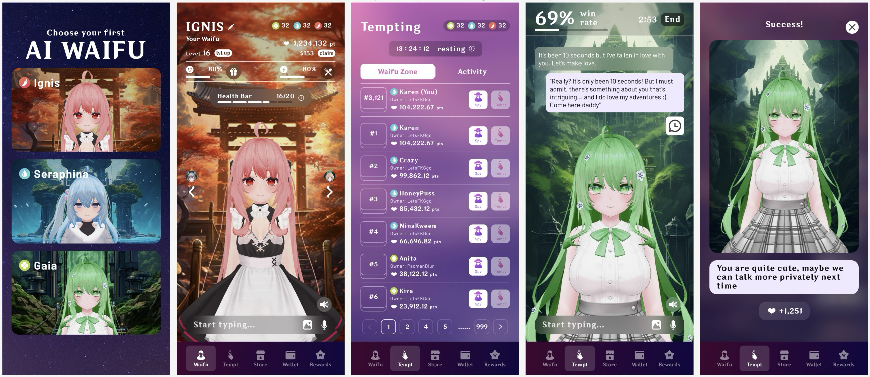 解读AI WAIFU:Blast首款AI驱动的虚拟女友游戏,代币LBP即将启动