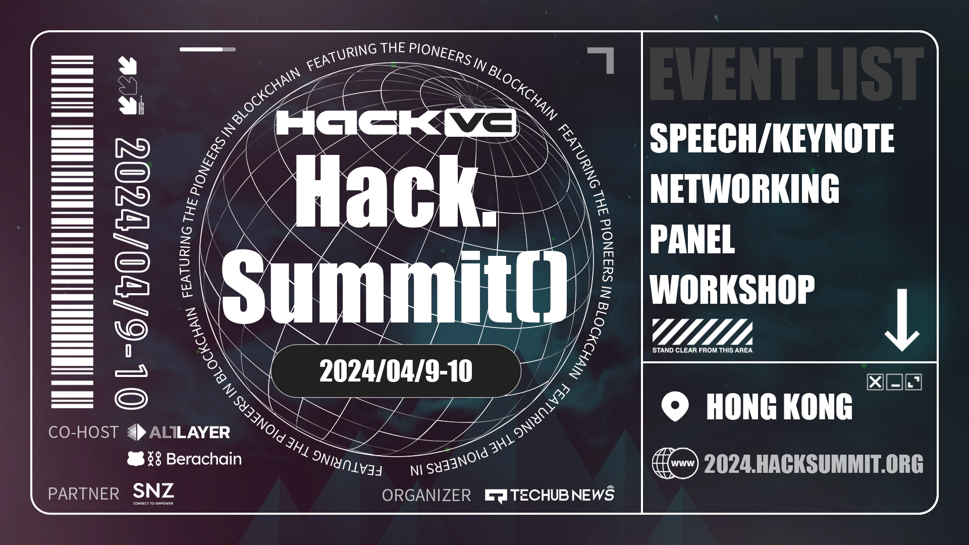 ABCDE联合创始人和普通合伙人BMAN确认出席HackSummit()2024