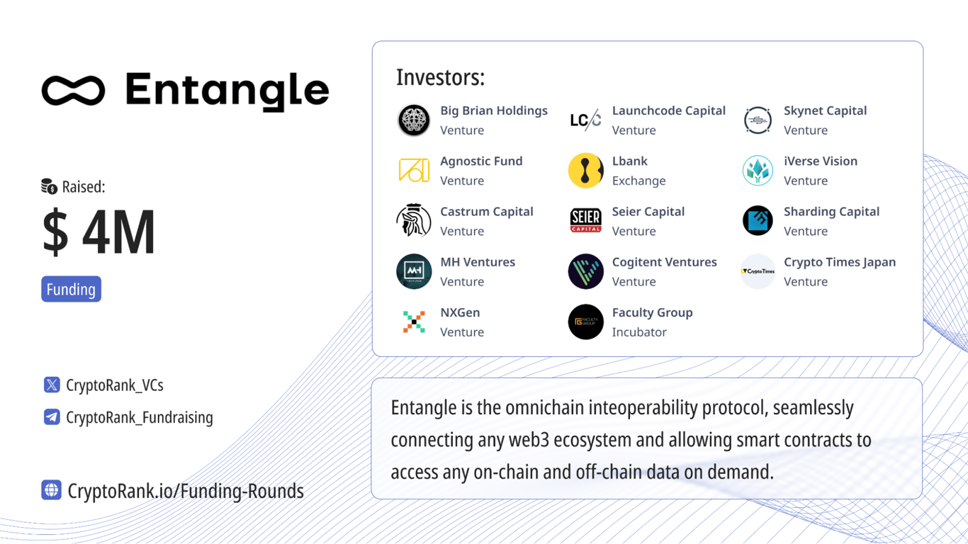 深入 Entangle:全链叙事不止于基建,直面应用场景的拓荒者
