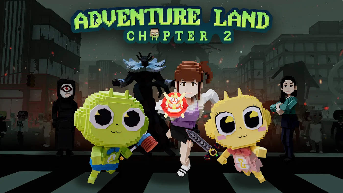 传奇继续:冒险世界第二章现已在 The Sandbox 上发布!