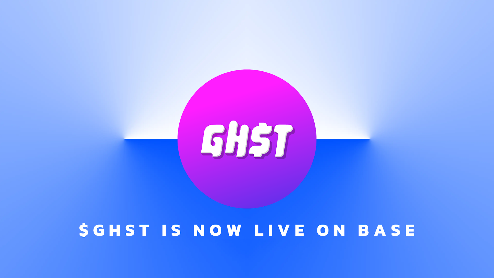 【上新】GHST代币现已在Base上线
