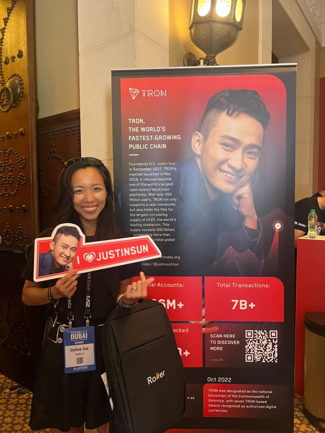 波场TRON作为顶级赞助商亮相TOKEN2049 Dubai