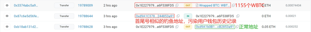 花小钱钓大鱼|揭秘 1155 WBTC 钓鱼事件