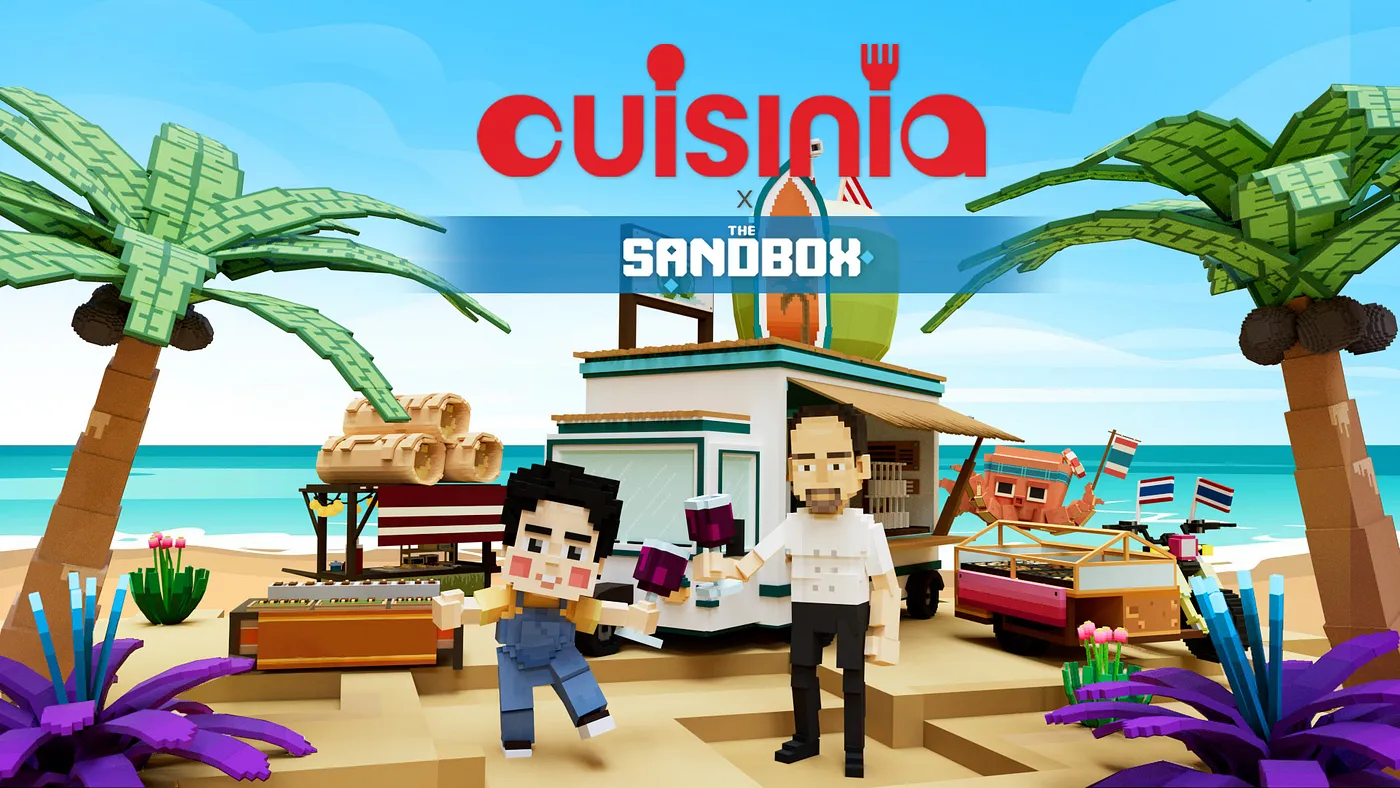 The Sandbox 与 Cuisinia 合作推出全新体验!