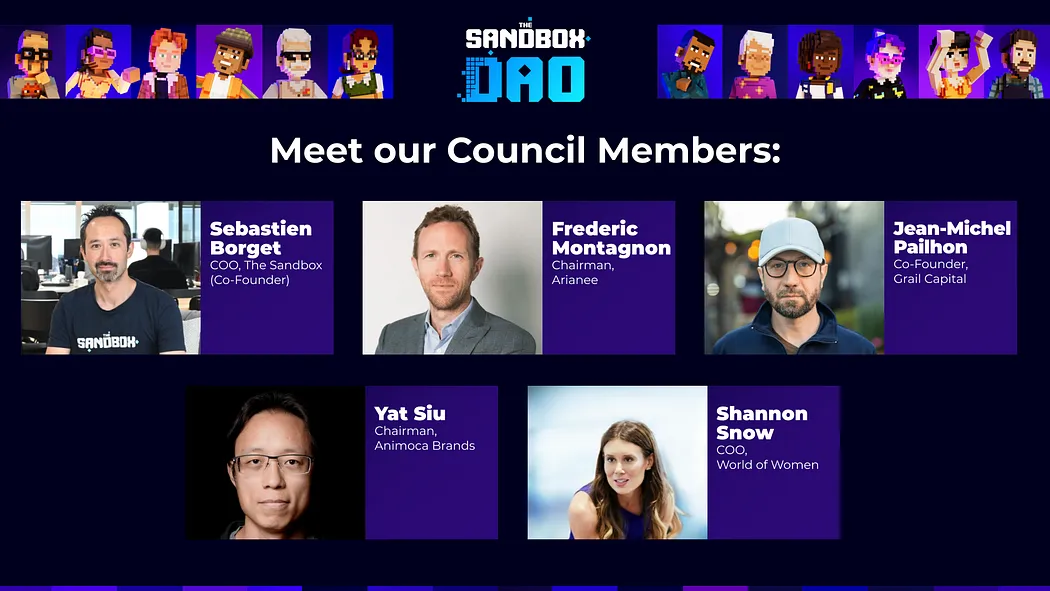 The Sandbox DAO:投票决定元宇宙的未来!