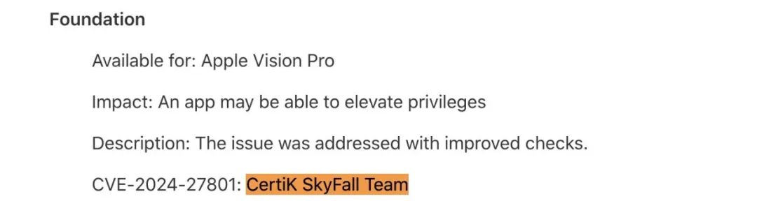 荣誉 | CertiK再次获得Apple的认可和致谢