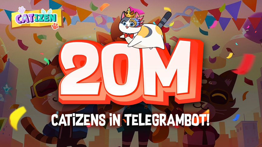 Telegram魔性霸榜游戏Catizen,开启“云撸猫”新体验
