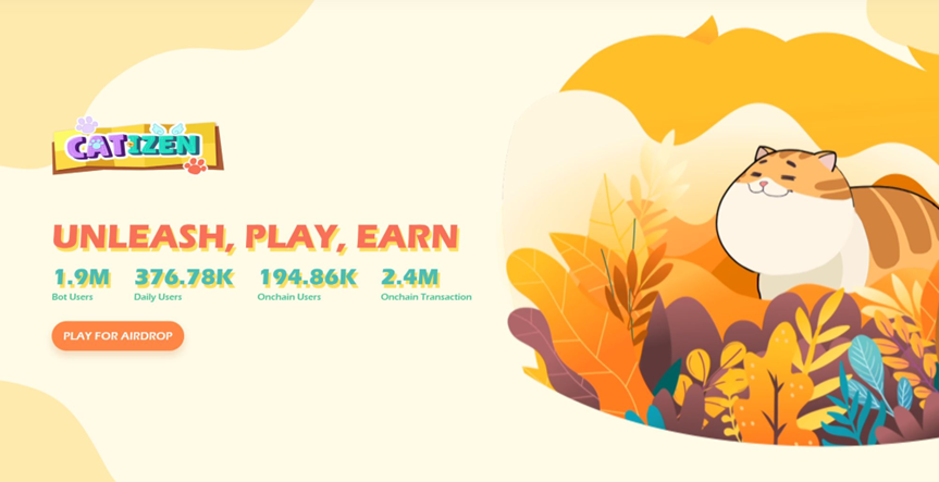 Telegram魔性霸榜游戏Catizen,开启“云撸猫”新体验
