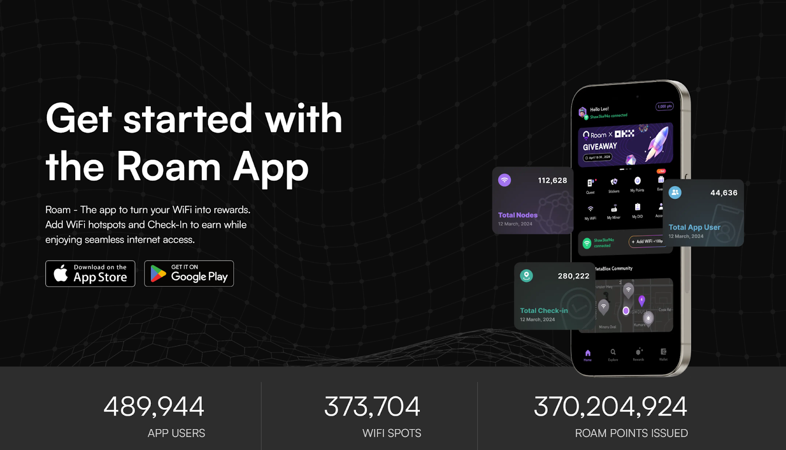 Roam 6月用户数量突破460,000,并扩展至 Solana 移动生态系统