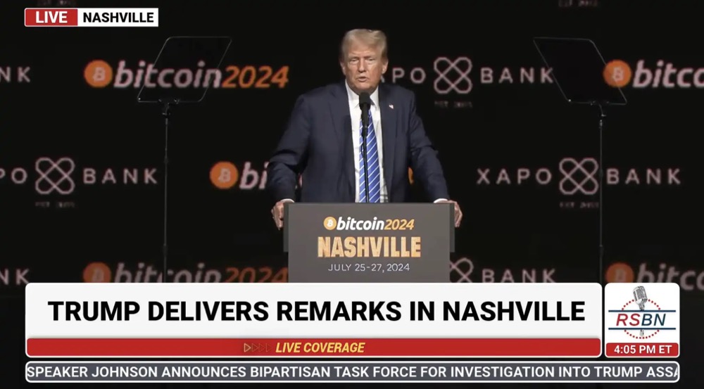 特朗普比特币大会演讲全文:我会解雇 SEC 主席,永远不要卖掉你的比特币