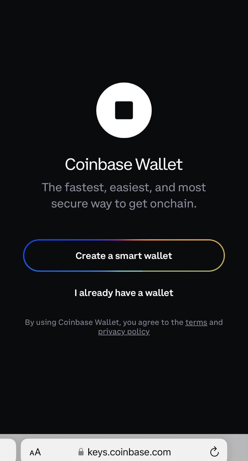 使用 Coinbase 钱包零成本参与融资600万美金项目空投