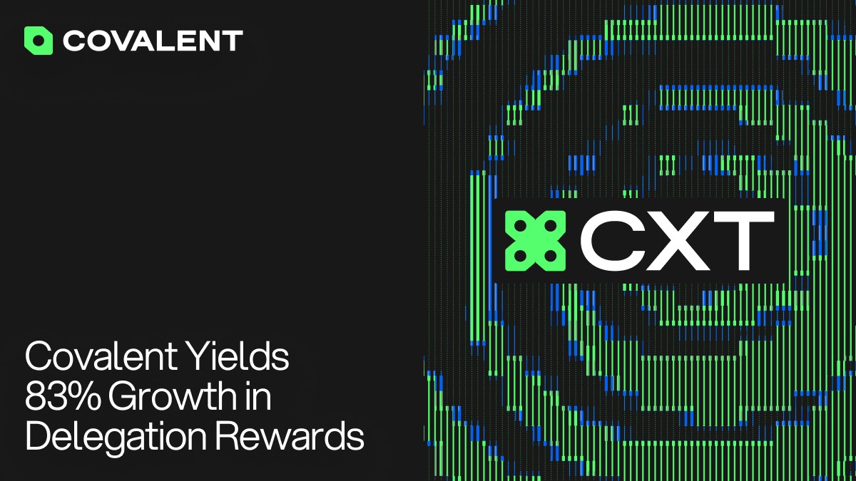 Covalent Network(CXT)第二季度委托激励增长83%