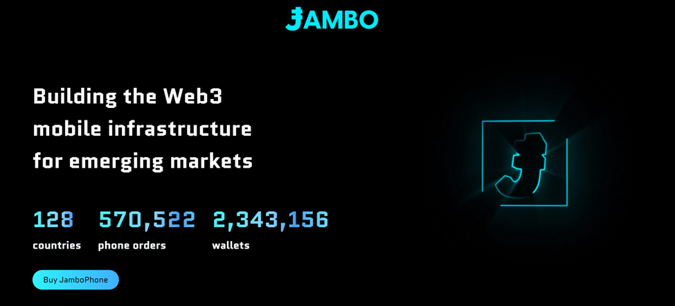 50万台手机,128个国家,今天的Jambo要做Web3的移动基建拓荒者