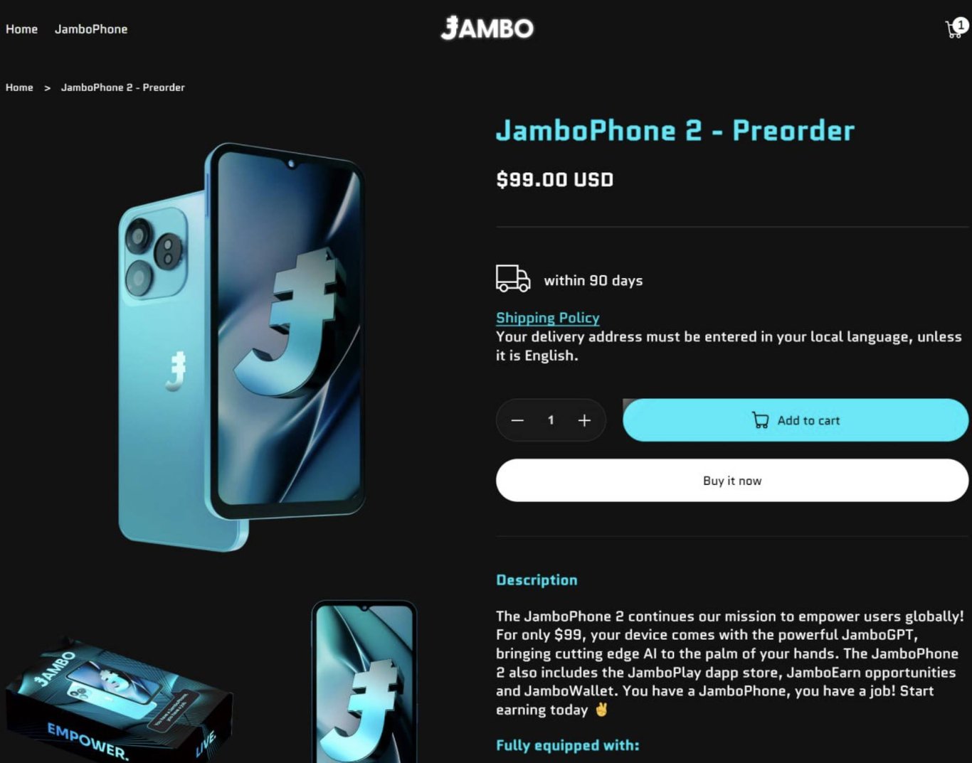 50万台手机,128个国家,今天的Jambo要做Web3的移动基建拓荒者