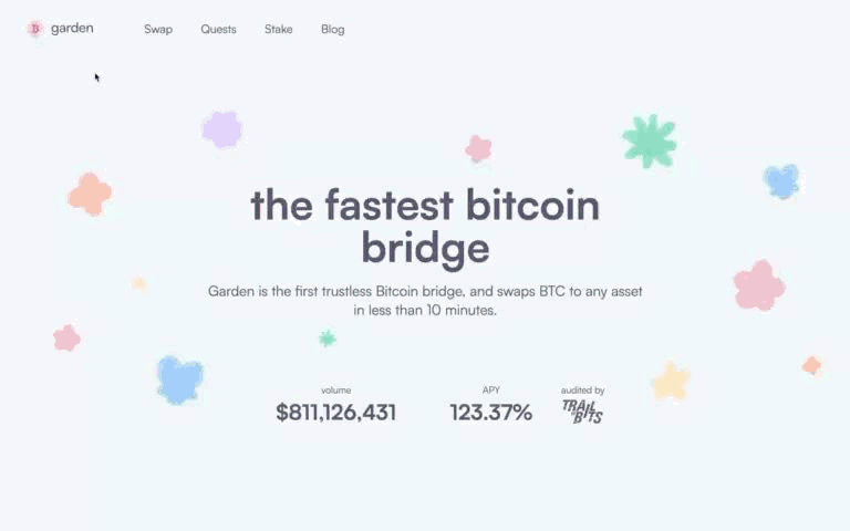 Garden Finance 指南：10分钟内即可用原生比特币兑换iBTC