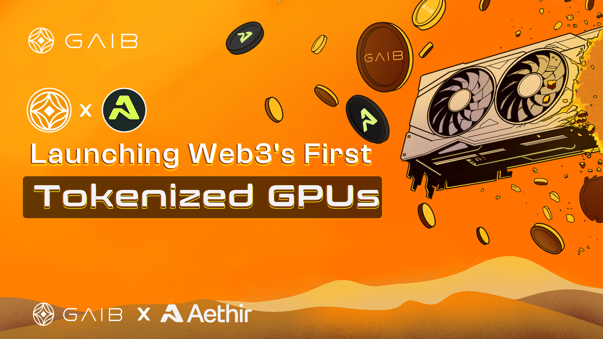 GAIB与Aethir推出Web3首个GPU代币化产品，为AI算力经济开创新纪元