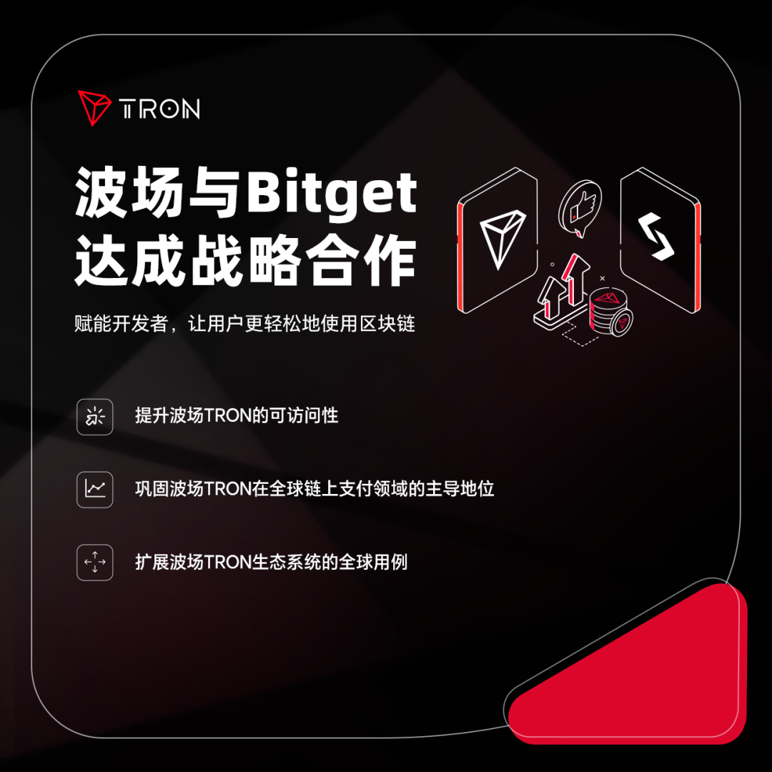 社区科普:波场TRON与Bitget达成战略合作