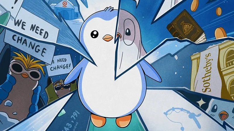 NFT Insider #163：PENGU 市值突破 23 亿美元